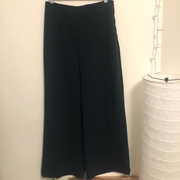 Zara Black Wide Leg Pants - Picture 3 of 3